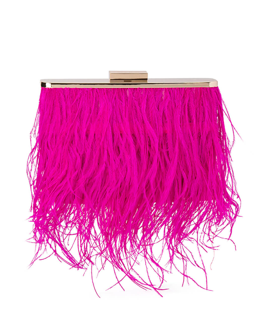 Olga Berg Estelle Feather Clutch
