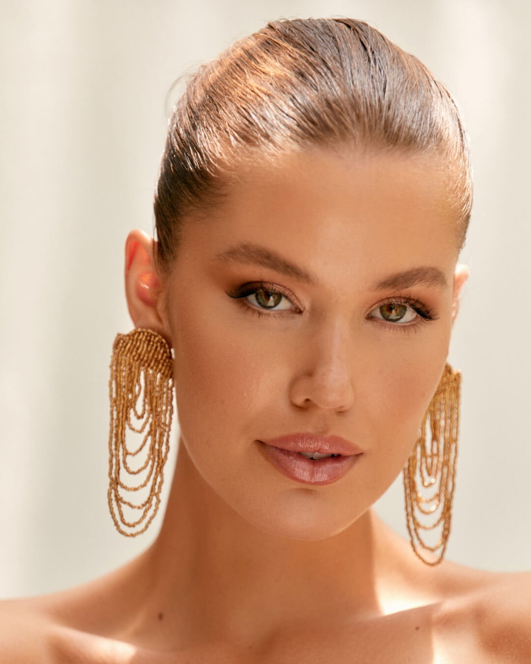 Opera Beaded Tassel Earrings
