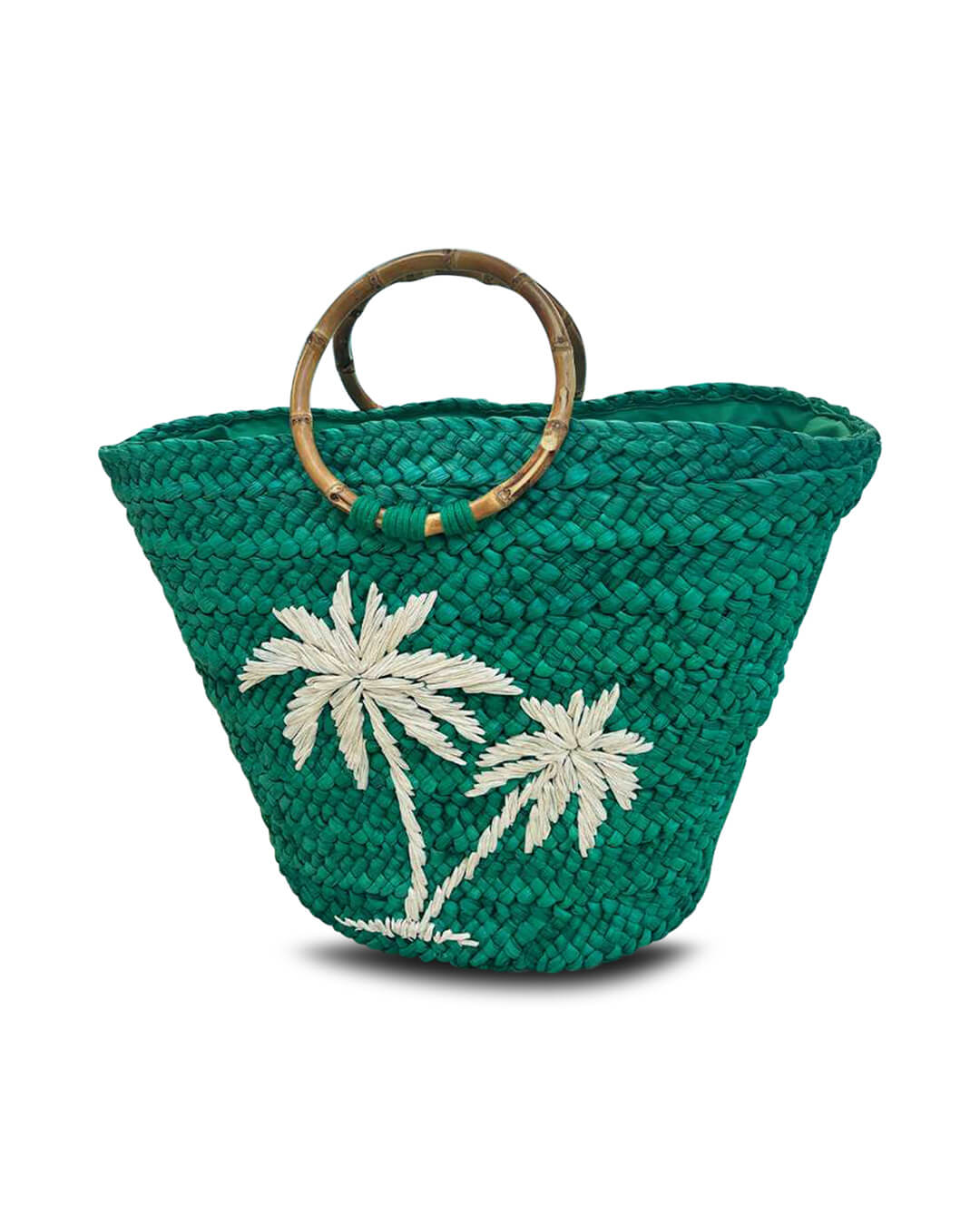 Paradise Beach Palm Stitch Tote