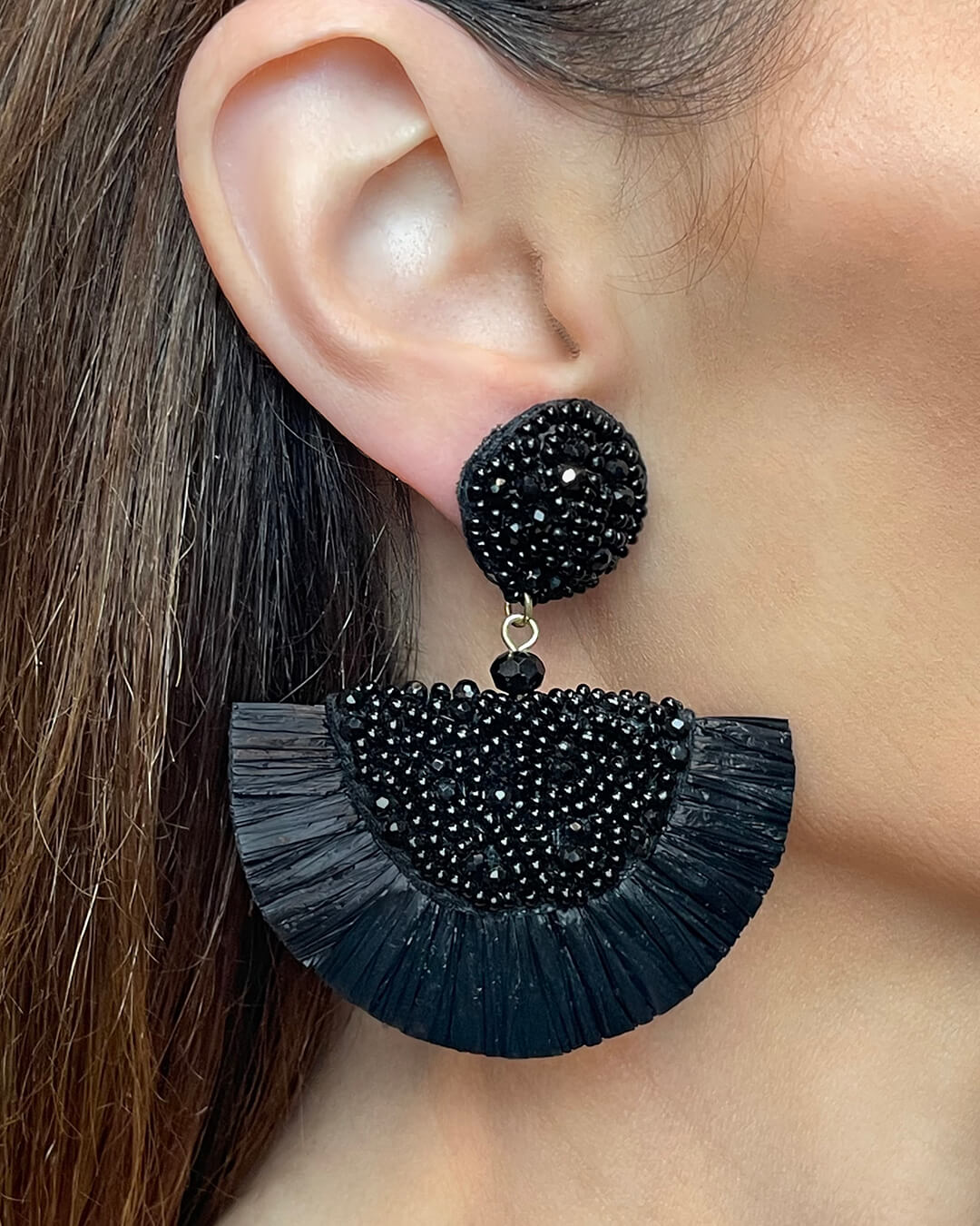 Quinn Raffia Earrings