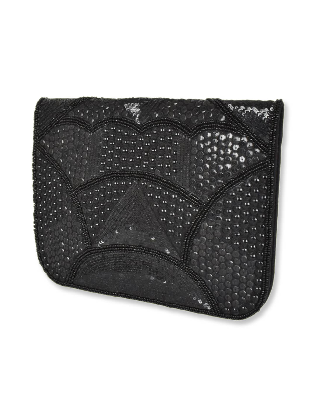 Sequin Flap Over Clutch