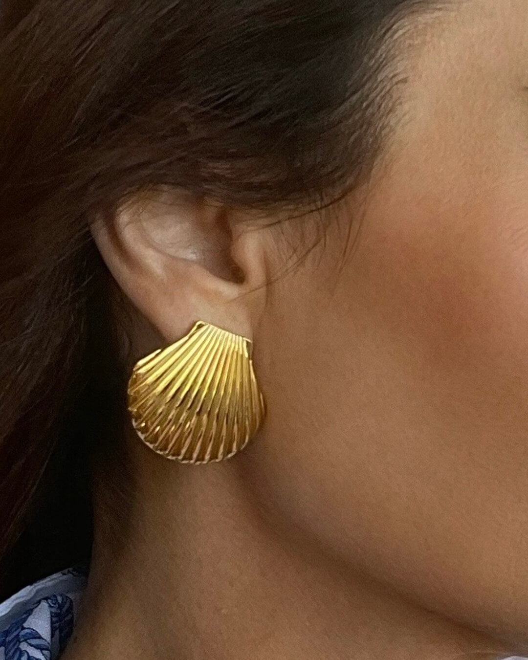 Shell Stud Earrings