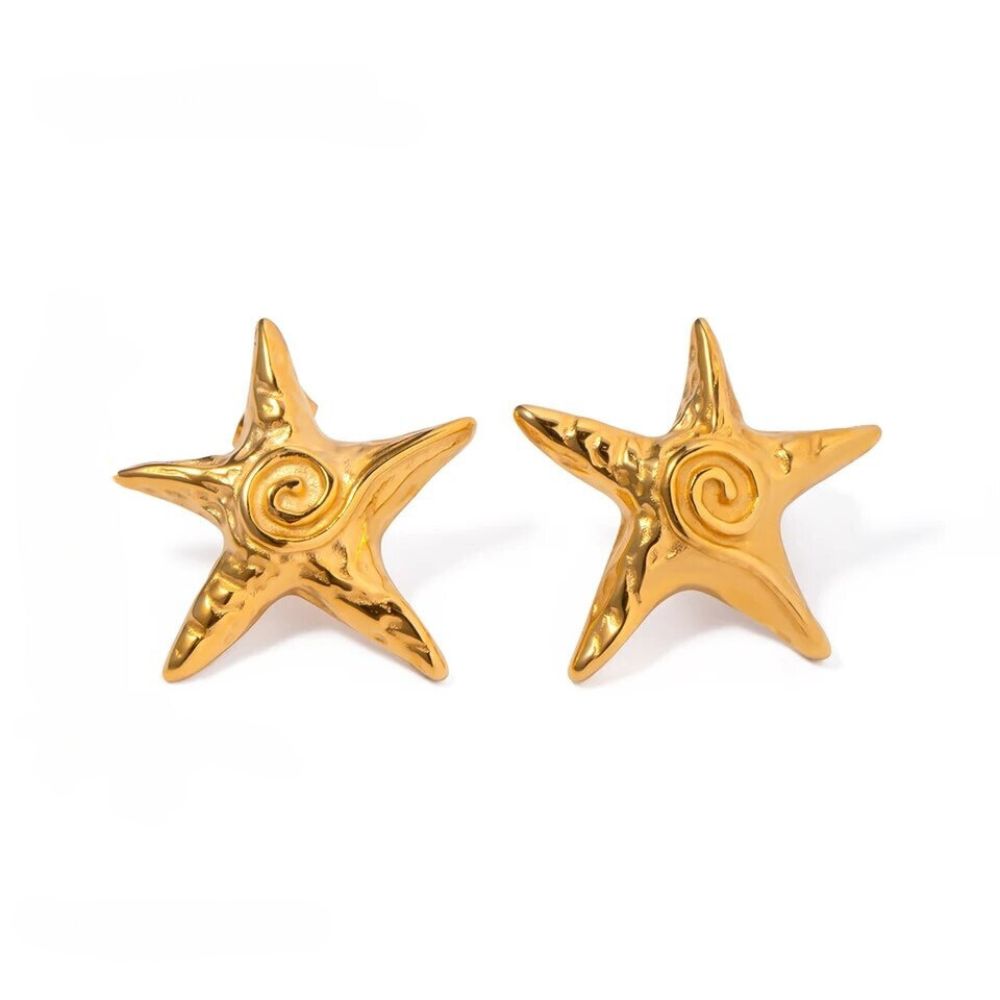 Soleil Star Stud Earrings