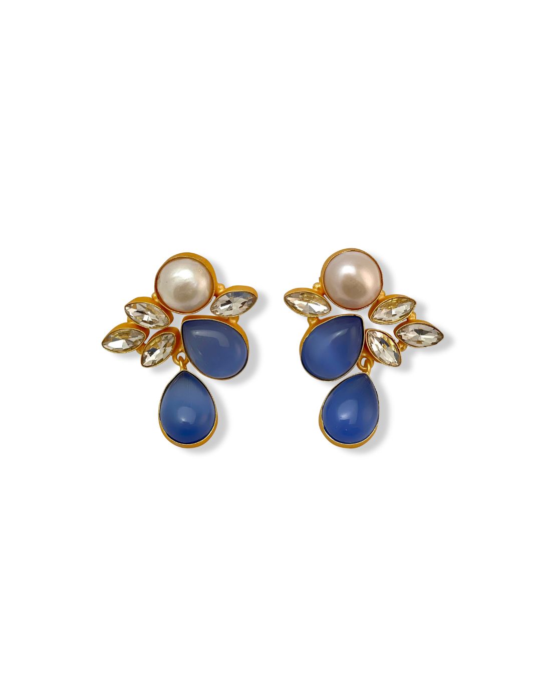 Triny Stone Drop Earrings