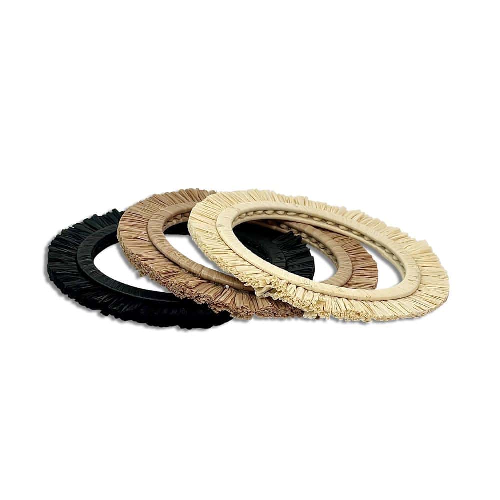 Zanzibar Raffia Bangles