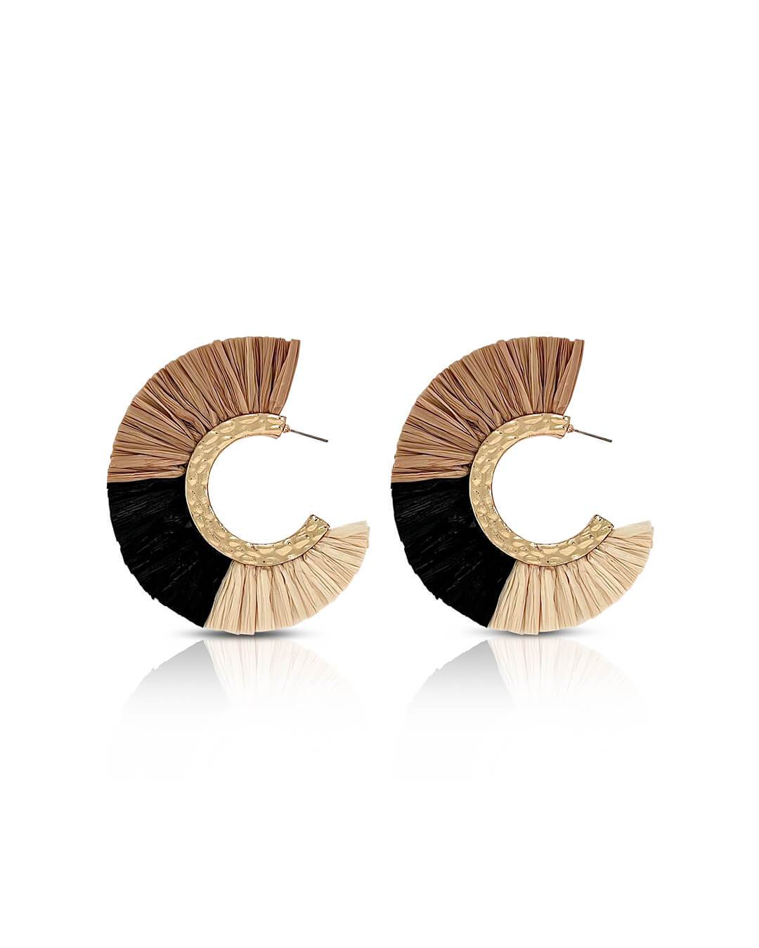 Zanzibar Raffia Hoops