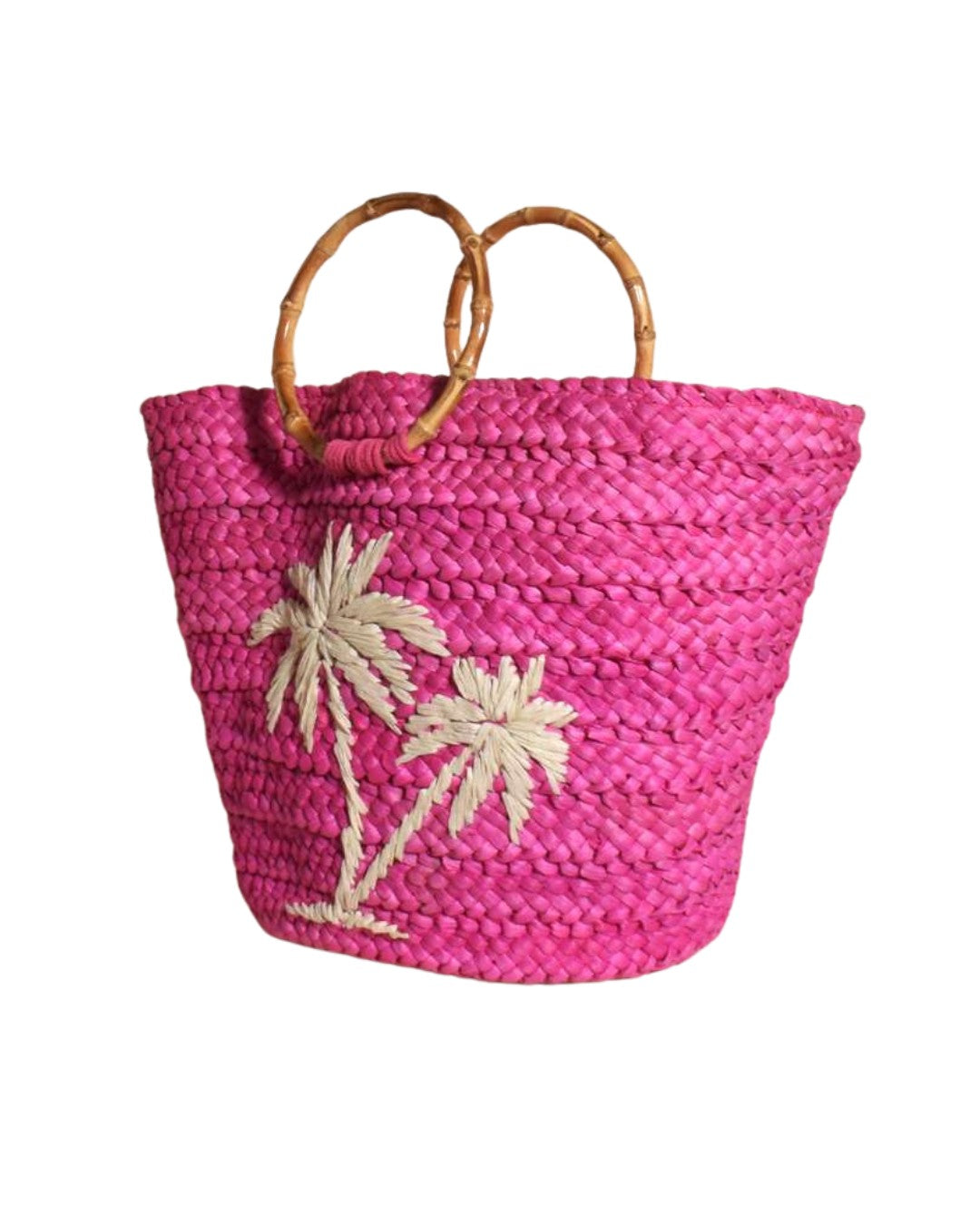 Paradise Beach Palm Stitch Tote