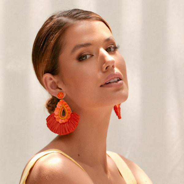 Sweet Citrus Orange Statement Earrings | Kate Spade Outlet