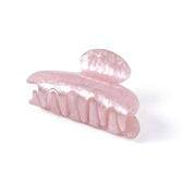 Marble Effect Acrylic Hair Claw Pink